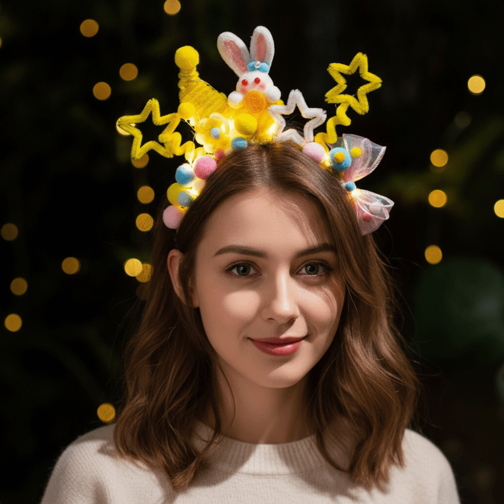 Handmade Bunny Headband Lumino - đánh giá và giá Easy Cosplay Prop