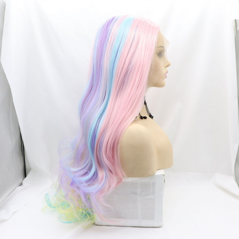 Hand-woven lace front Hallowee - đánh giá và giá Wig Fiber Net