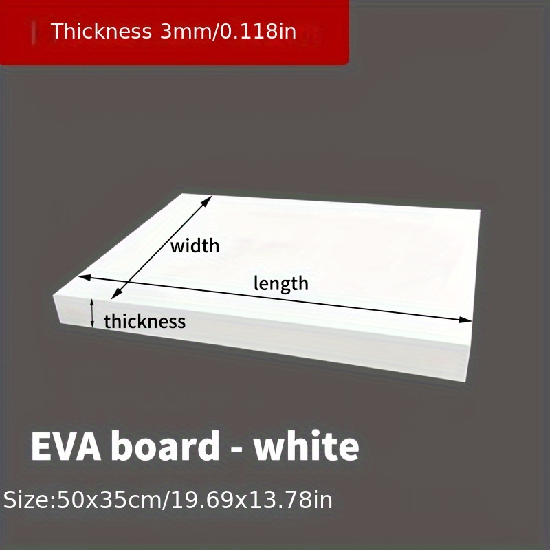 EVA Foam Board 14x39 Inch, 3mm - đánh giá và giá Cosplay Prop Foam Board