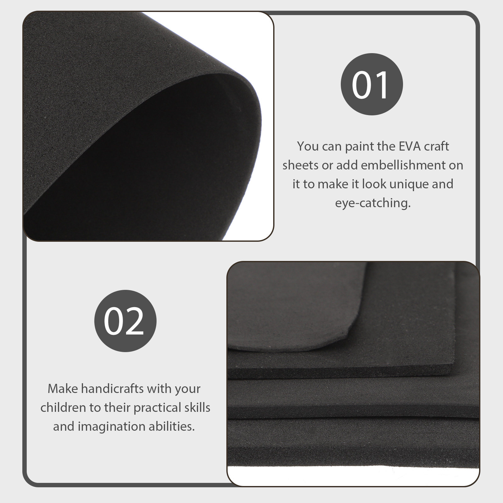 4Pcs Eva Foam Board Sheets Han - đánh giá và giá Cosplay Prop Foam Board