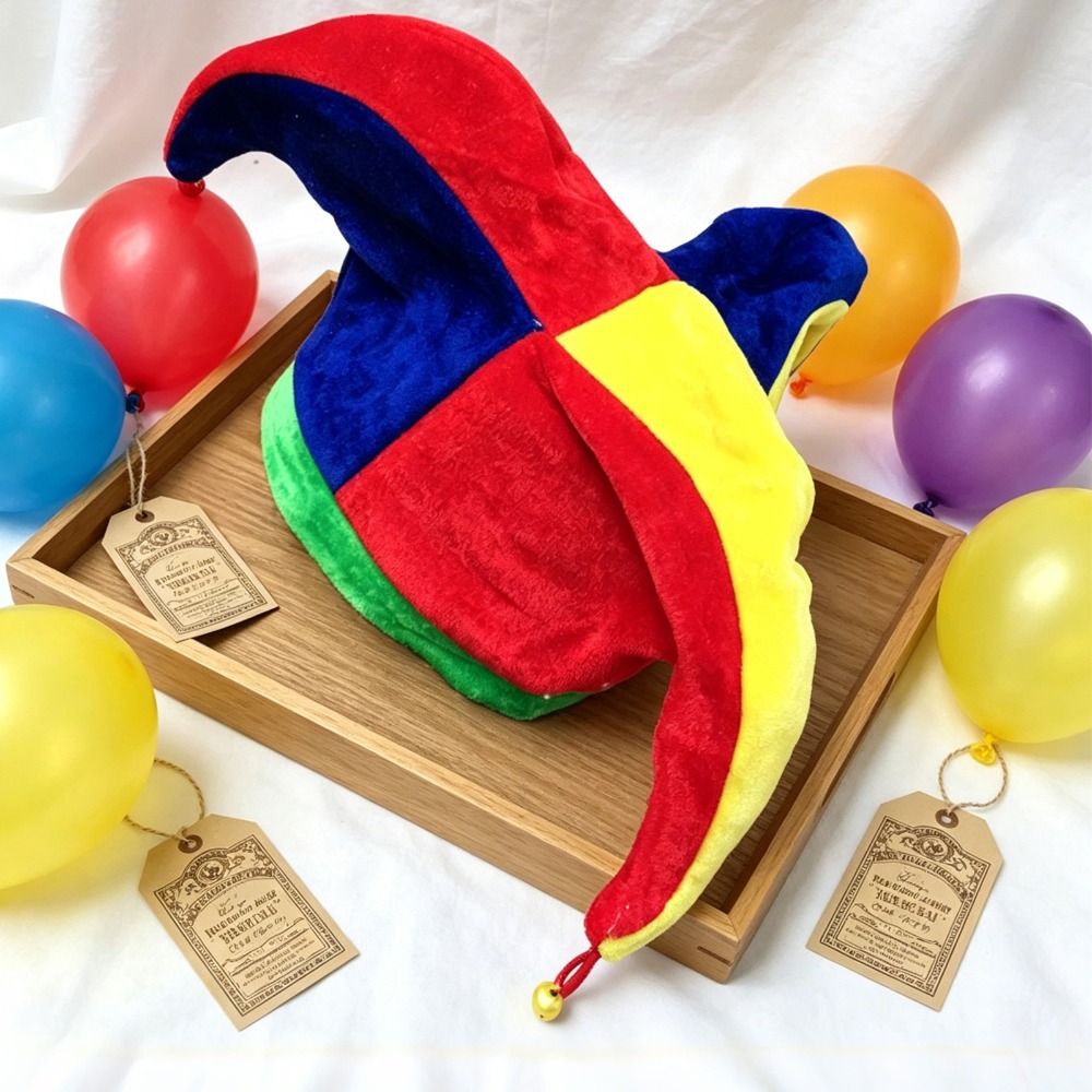 Cap Prop Multicolor Clown Hat  - đánh giá và giá Free Cosplay Prop Patterns