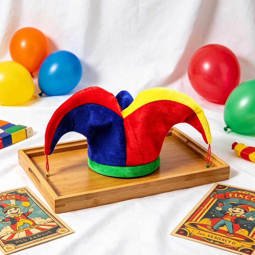 Cap Prop Multicolor Clown Hat  - đánh giá và giá Free Cosplay Prop Patterns