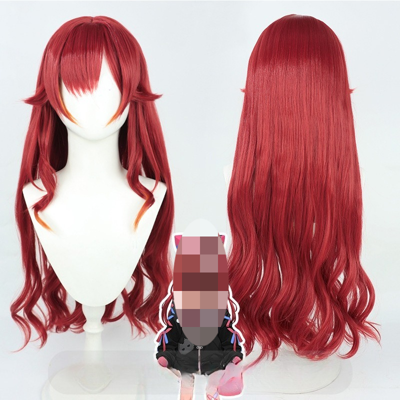 Vtuber Nekota Tsuna Cospaly Wi - đánh giá và giá Wig Fiber Net
