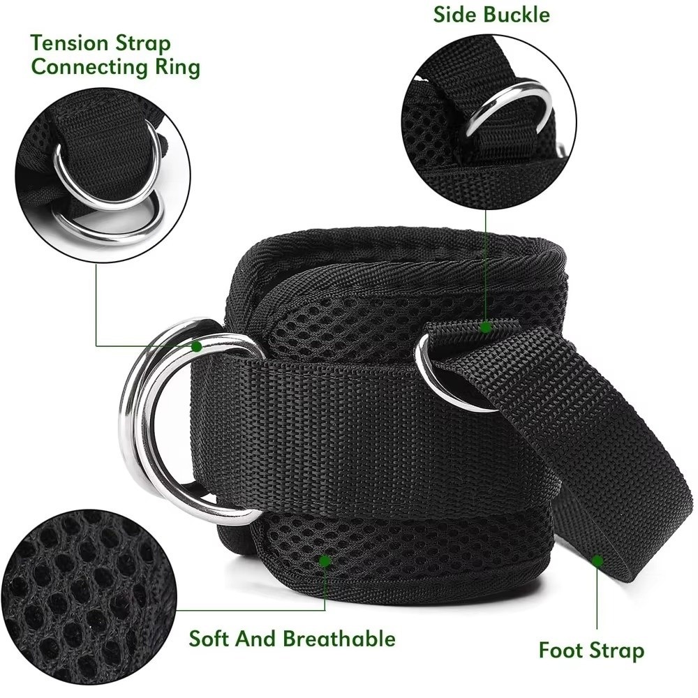 Double D-Ring Gym Ankle Straps - đánh giá và giá D Ring Strap