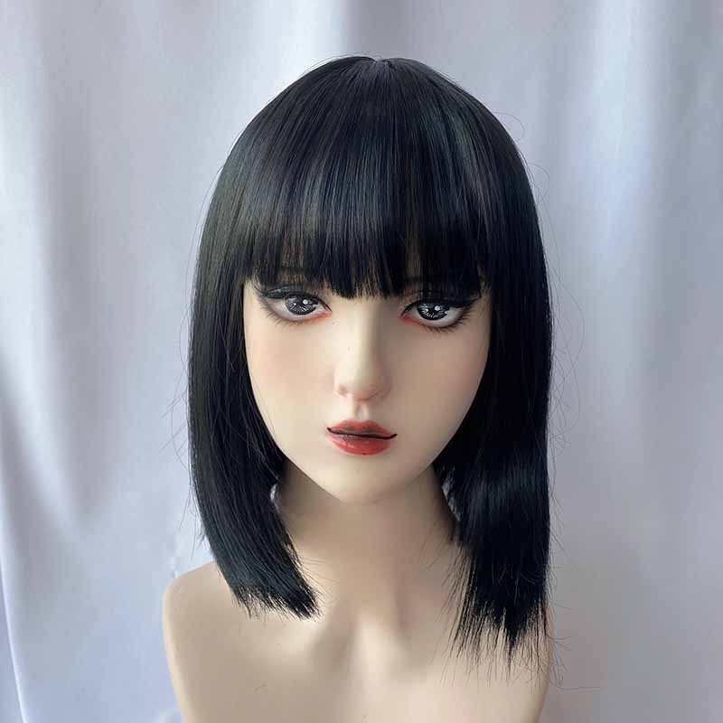 Women's straight wig with air  - đánh giá và giá Wig Fiber Net