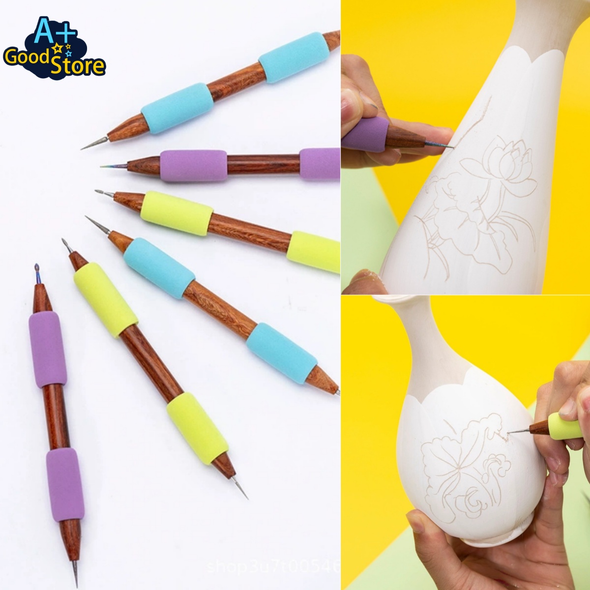 Double Headed Diamond Tip Pott - đánh giá và giá Foam Clay Sculpt
