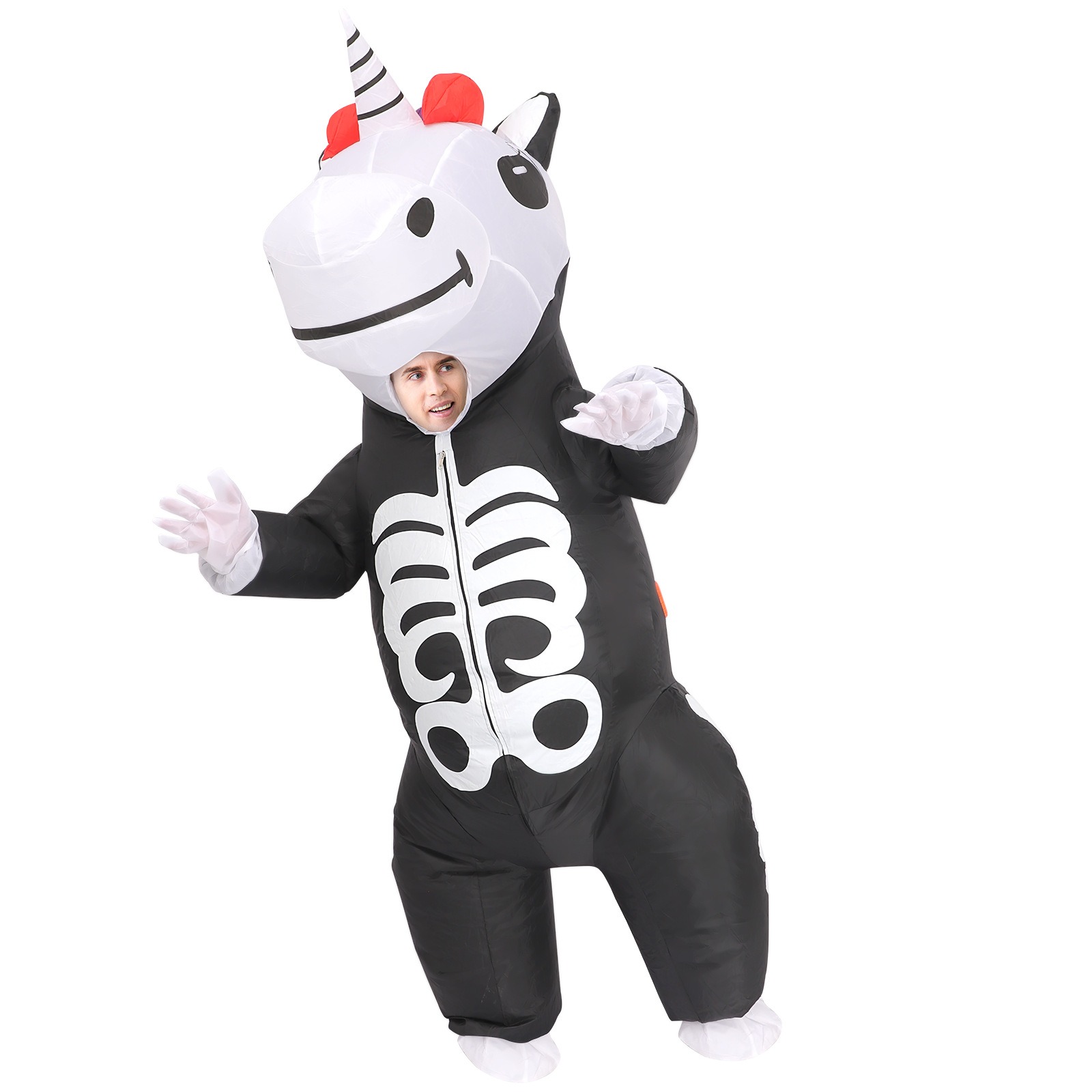 Rainbow Skeleton Unicorn Infla - đánh giá và giá Cosplay Prop Business