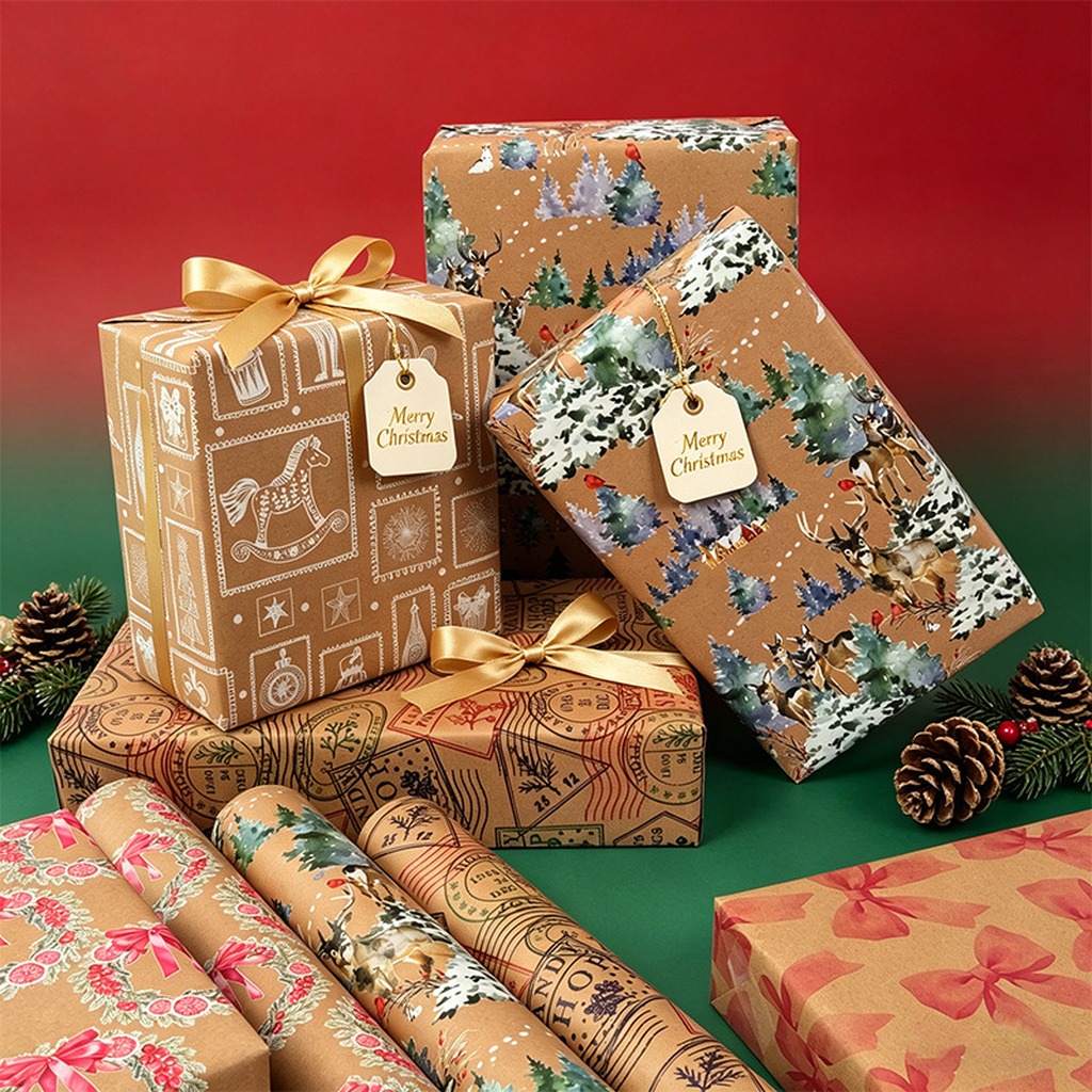 Vintage Christmas Craft Paper  - đánh giá và giá Craft Foam Roll