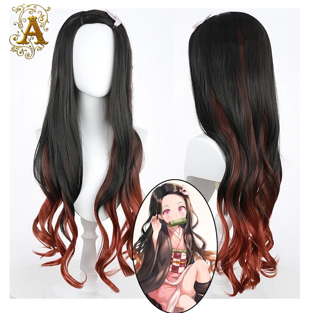 Black Dark Red Gradient Color  - đánh giá và giá Wig Fiber Net
